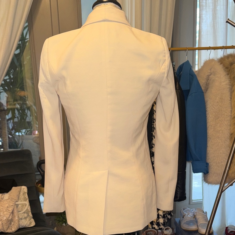 Mural women’s crème ivory long blazer jacket ladies business suit top casual XS - Picture 5 of 9